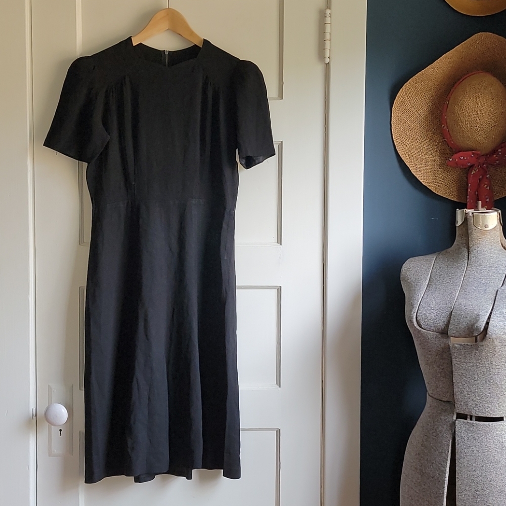 VTG 1940s Little Black Dress